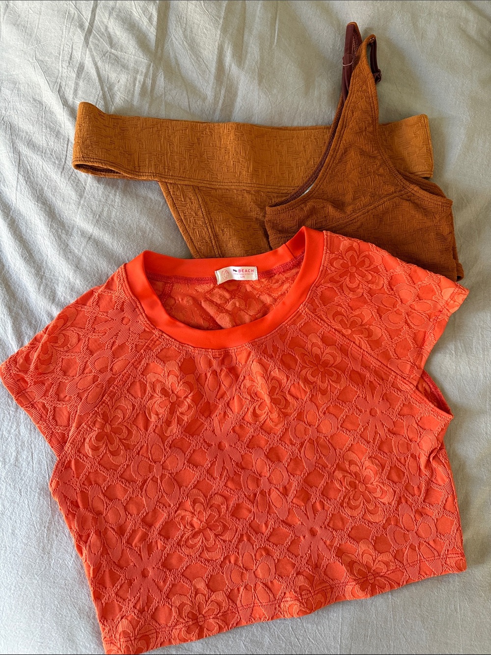 Free People Rust Textured Bikini Set - Picture 3 of 4